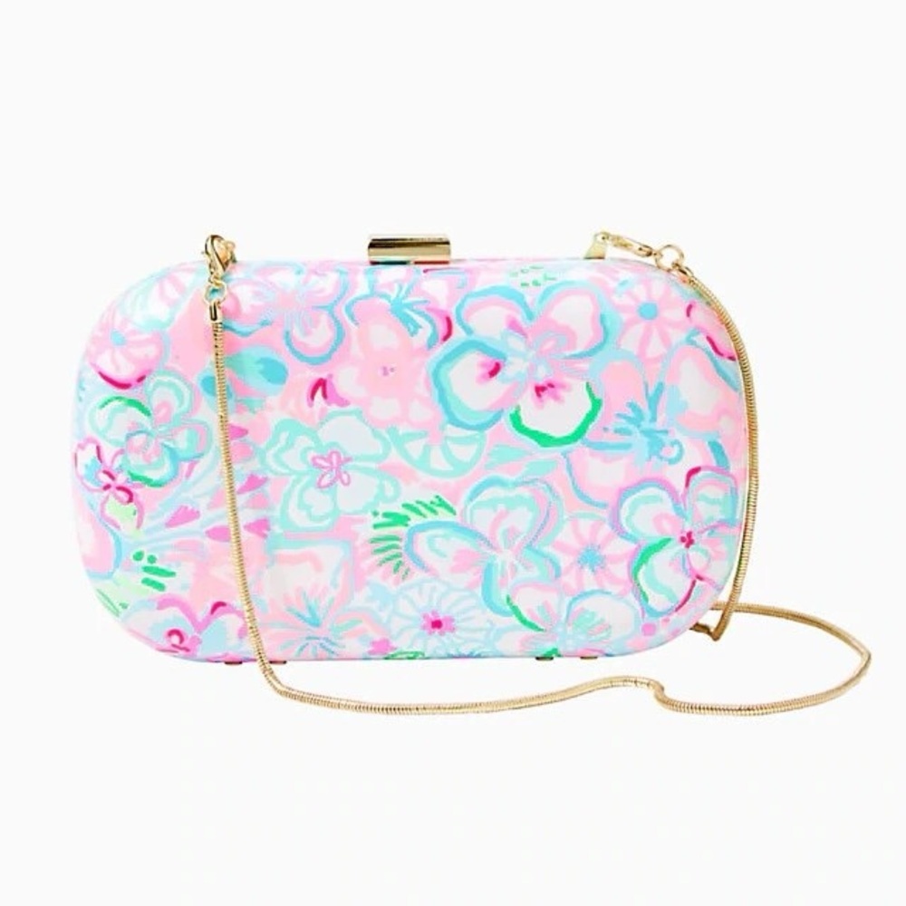 NWT Lily Pulitzer Lidia Minaudiere Clutch